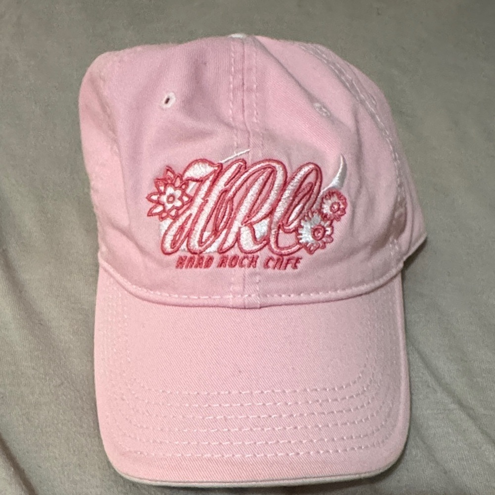 Hard Rock Cafe Light Pink Floral‎ Hat